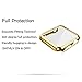 Watch Series 2 Case 42mm, 2win2buy Full Cover for Apple Watch Series 2/Nike Case Slim Hard PC Plated Protective Bumper Cover with 0.2mm Shockproof Sheld Guard Screen Protector for iWatch 2016, Gold