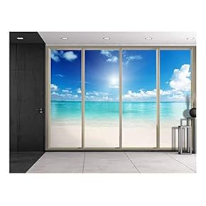 BRAND_NAMEBlue Ocean on a Clear Sunny Day Wall Decor