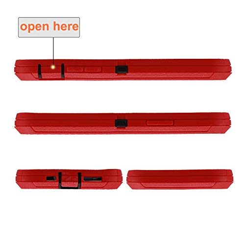 Co-Goldguard Case Compatible with iPhone 11 Pro,[NOT for iPhone 11] Heavy Duty 3 in 1 Durable Cover Shockproof Drop-Proof Shell Cases Compatible with iPhone 11 Pro 5.8 inch,Black&Red