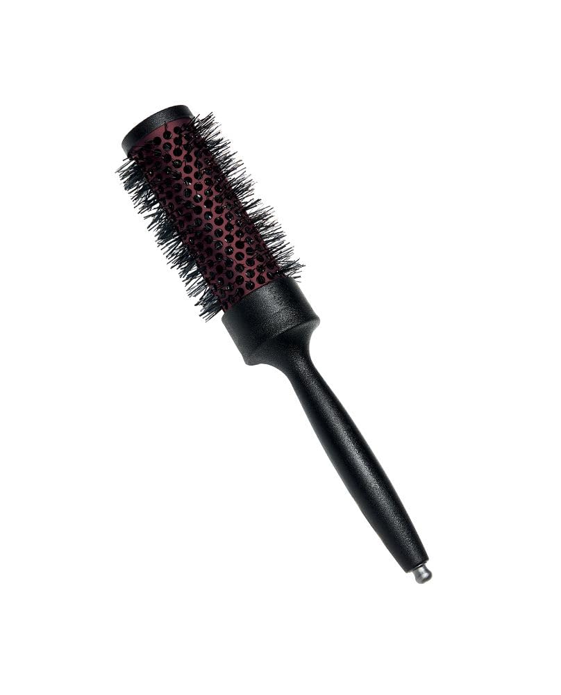 Acca Kappa Grip & Gloss Carbon Fibre Ceramic Tourmaline Boar Bristle Brush, Medium