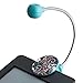 WITHit Disc LED Reading Light - Paisley pattern - LED Book Light with Chrome Neck for Books, E-Reader and E-Book Light.