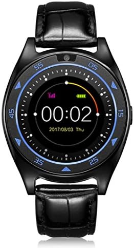 Familizo TQ920 Heart Rate Blood Pressure Monitor Slot Wrist Waterproof Bluetooth Smart Watch (☆Black)