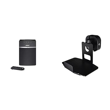 Bose SoundTouch 10 kabelloses Music System (geeignet für Alexa) schwarz + Hama Wandhalterung, schwarz