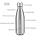 Vacuum Insulated Double Wall Stainless Steel Leak-proof Cola Shape Portable Travel Sports Water Bottle (Natural)