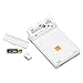 Elftear Wireless Numeric Keypad 19 Keys 2.4G Numeric Keyboard for Laptop Desktop PC Color White