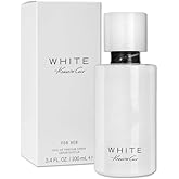Kenneth Cole White for Her Eau de Parfum Spray for Women, Notes of Mandarin, Vanilla, Musk, and Orchid, Fruity, Fresh, Feminine Scent, Long-Lasting, Everyday Wear Fragrance, 3.4 Fl oz