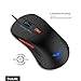 Gamerz GMZ-M3 DPI 6 LED Lights Optical Wired Gaming Mouse, Black/Red