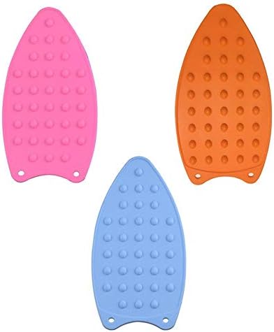 Augproveshak Multipurpose Silicone Mat Iron Rest Pad Ironing Heat Resistant Mat Accessory Silicone Iron Rest Pad for Ironing Board Resistant Insulation Pad Non-Slip Waterproof