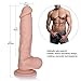 Utimi Ultra-long 9.7 Inches Realistic Silicone Dildo with Suction Base