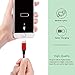 iPhone Charger, Mfi Certified Cable, 5 Pack (3FT 3FT 3FT 3FT 3FT) Extra Long Nylon Braided Charging&Syncing Cord Compatible with iPhone Xs/XR/XS Max/X/7/7Plus/8/8Plus/6S/Plus/5C More Red&Black
