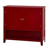 Target Marketing Systems Montego Collection Buffet Cabinet, Red