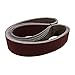 POWERTEC 2x42 Aluminum Oxide Sanding Belts, 10PK, 240 Grit 2 x 42 Sanding Belts for 2x42 Belt Sander, Grinder, Belt and Disc Sander, Knife Making, Woodworking, Metal Working (424224A)