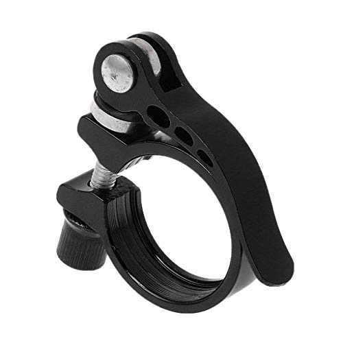 Lergo Aluminum Alloy Seatpost Clamp Quick Release Cycling MTB Bicycle Seat Clamp 34.9mm Internal Diameter Bike Part
