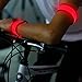 Higo LED Lighted Slap Bracelet - Glow in The Dark Sports Event Wristbands, Safety Reflective Gear Light Up Armbands for Running, Cycling, Jogging, Hiking