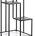 Aspen Tree 4 Tier Plant Stand Modern Metal Plant Shelf Black Multi Tiered Rod Iron Plants Stands Decorative Flower Pot Rack Contemporary Planter Racks Four Shelves Plant Lover Giftsthumb 1