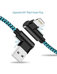 Cable de carga para teléfono XS Max XR X 8 8Plus 7 7 Plus 6 6 Plus 6S 6S Plus y más (negro, 10 pies)