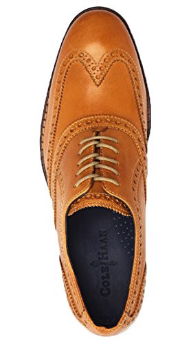 Shoeslulu 20" Premium Oxford Desert Boot Dress Round Waxed Canvas Shoe Laces (19.5 in. (50 cm), Ginger Beige)