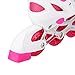 Tuko Kids Adjustable Roller Skates Girl Blades Illuminating Inline Skates(Small-Little Kid(12-1 US))