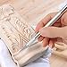 DIYSELF Craft Knife Upgrade A4 Self Healing Cutting Mat Precision Carving Hobby Knife 60 Spare Craft Blade for Art, Hobby, Scrapbooking,Stencil