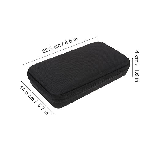 image for Dilwe Harmonica Case, 10 Holes Harmonica Harmonicon Mouth Organ Black 