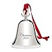 Klikel 2018 Christmas Bell - Holiday Tree Ornament Decoration - with Red Tie Hanging Ribbon - Engraved Christmas 2018-5th Annual Edition