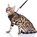 EXPAWLORER Escape Proof Cat Harness with Leash - Best Cat Safety Harness Mesh Adjustable Vest Harness for Cats and Small Dogs Outdoor Walking