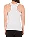Caramel Cantina 3 Pack Cotton Racerback Tanktop (Large, Black/White/Charcoal)