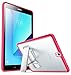 Galaxy Tab S3 9.7 Case, i-Blason [Halo Series][Kickstand] Clear Premium Slim Hybrid Protective Case for Samsung Galaxy Tab S3 9.7 inch 2017 Release (Frost/Pink)
