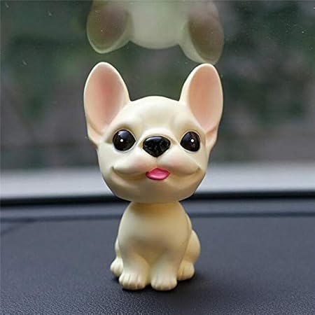 Amazon 首振り人形 車 うんざり 犬 フレンチブルドッグ シェイクヘッド おもちゃ かわいい カートゥーン ボブルヘッド 子犬 車 オーナメント 自動車 かわいい 車 ダッシュボード装飾 Gz3130gzqb おもちゃ おもちゃ