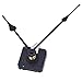 Mudder Long Spindle Quartz Clock movement, 1/2 Inch Maximum Dial Thickness, 9/10 Inch Total Shaft Length (Black)
