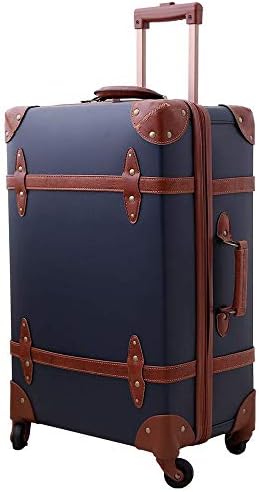 BAG Vintage Suitcase Wheels Rolling Luggage Spinner 20 inch Student Zipper Carry On Travel Men Retro Cabin Trolley
