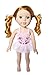 Brittany's My Kitty Swimsuit Compatible with Wellie Wisher Dolls, Glitter Girls Dolls, Hearts for Hearts Dolls- 14 inch Doll Clothes
