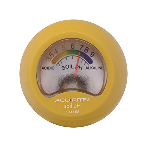 AcuRite 01411M Soil Ph Meter, Yellow