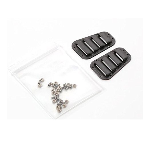 2Pcs 3D PLA Hood Vent Louvre Black for RC TRX-4 Defender D110 Crawler Body