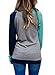 Dokotoo Womens Fashion Amazon Loose Casual Ladies Long Sleeve Crewneck Color Block Tunic Sweatshirt Pullover Blouse Tops T Shirt Grey Small