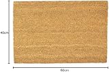 Nicola Spring Coir Door Mat 60 x 40cm Classic Decorative Indoor Outdoor Non Slip view 3