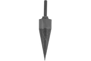 Akozon Firewood Splitter Cone Drill Bit Household Wood Splitting Drill Bit SDS Plus Shank for Electric Drill