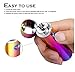 Novelty Wares® Latest Design Triple ARC Innovative Flameless Plasma X Beam Lighter-Rechargeable-Restructured-Pipes-Bowls-Cigars-Camping-Windproof-Waterproof-360° (Neon)