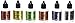 Ken Oliver Color Burst Liquid Assortment-Heavy Metals