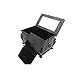 1 X Anna sui style Classic Black Retro Double makeup cotton cosmetics Storage box