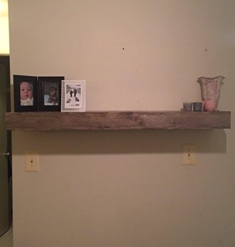 50" Rustic Floating Shelf with hidden compartment, rustic home decor, rustic shelves, wood wall shelf, reclaimed wood floating shelf
