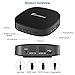 Foxnovo Bluetooth Receiver,Bluetooth 5.0 Transmitter For TV With Digital Optical TOSLINK, 2-in-1 Audio Bluetooth Adapter With Aptx HD Low Latency And 3.5mm Aux Adapter For Headphone, Speakers, PC