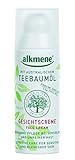 20% OFF! Tea Tree Oil Face Cream from Germany Vegan Paraben Free Quick Absorbing Hydrating & Moisturizing for Oily Acne Prone & Sensitive Skin Infused with Tea Tree Oil by Alkmene