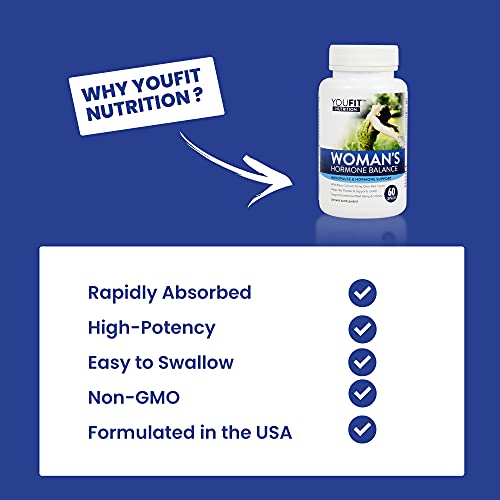 YouFit Nutrition Menopause Relief Capsules for Women Natural