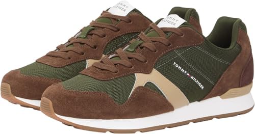 Runner Icon Mix Fm0fm05679 - Tenis Bajos para Hombre, Abeto ártico Verde, 44 EU