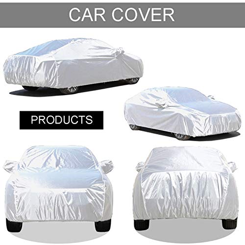 Autohoezen Compatibel Met BMW X1 X2 X3 X4 X5 X6 X7 Car Cover Ingebouwde Katoen 100% Waterdicht, Sneeuw Hagel Vorst Stof… - Afbeelding 3