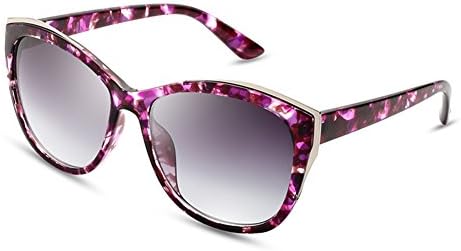 BLUEKIKI YEUX Women's Polarized Square Sunglasses (Gradient gray, 57)