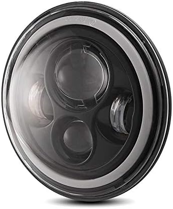 Xiaomu Christmas Car LED Headlight LED Headlight Super Bright Hi/Lo Beam 40W Angel Eyes Replacement for Jeep JK TJ LJ Wrangler