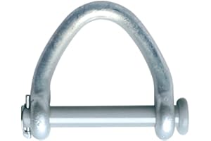 YELLOW LIFTING 2" Web Sling Shackle Clevis HDG for Lifting Sling Straps WLL 8050 LBS Breskng Strength 32200 LBS