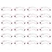 NUOLUX Eyebrow Stencils Eyebrows Grooming Stencil Kit Shaping Templates DIY Tools-24 pcs